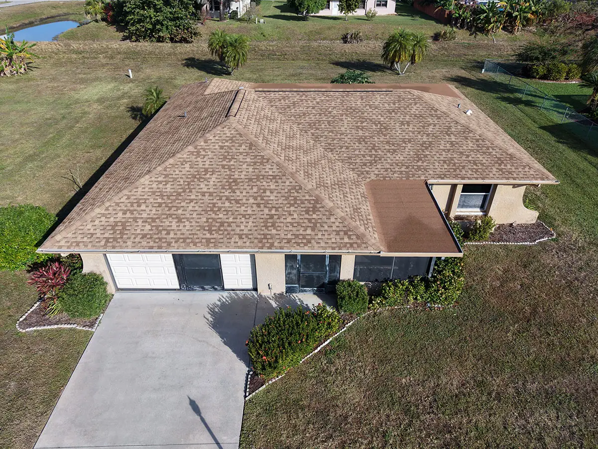 Home inspector reviewing property